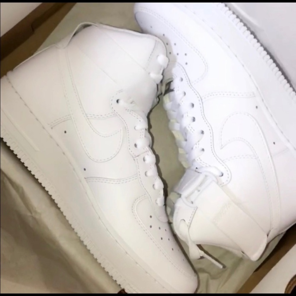Nike Air Force 1 high top, brand new and clean